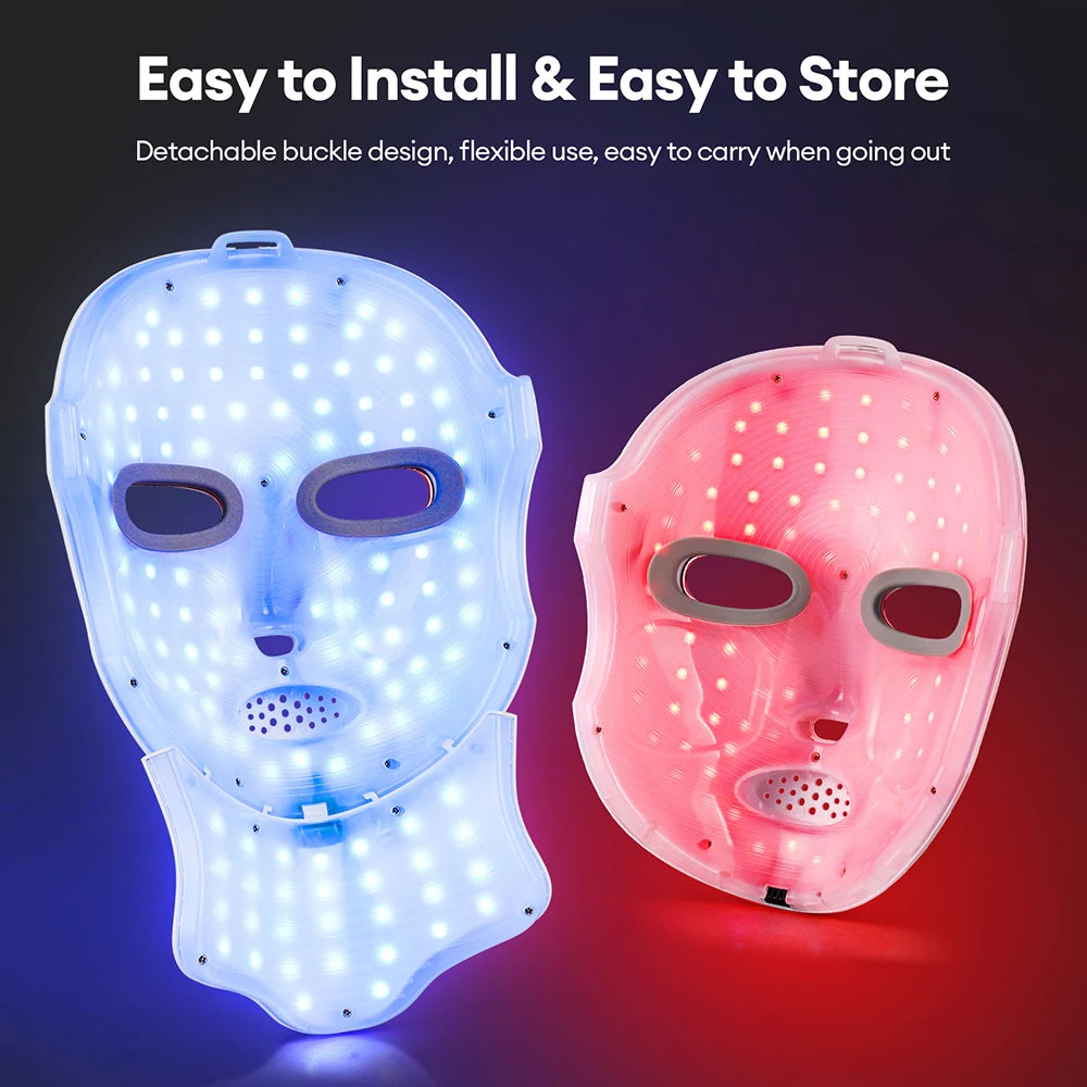 Tu Spa Facial en Casa · Mascarilla LED 7 Colores