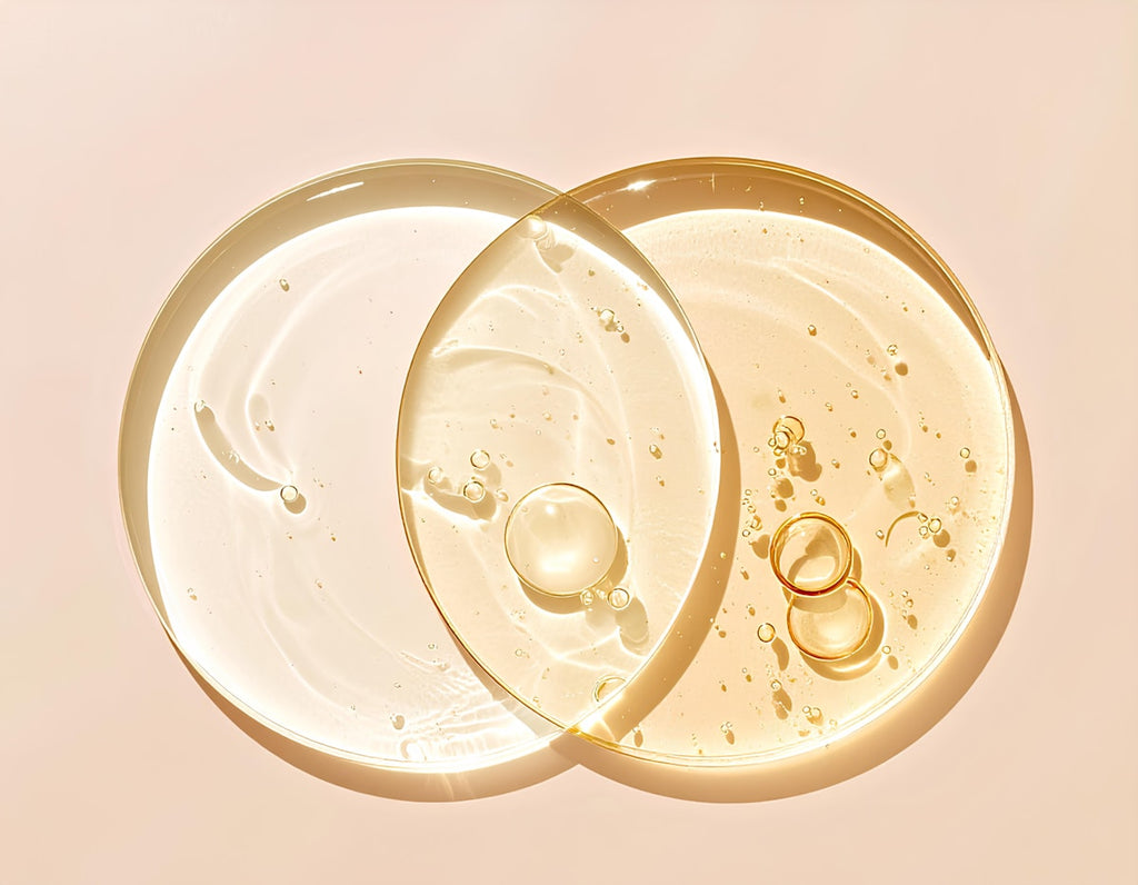 Texturas premium de skincare ritual antiedad